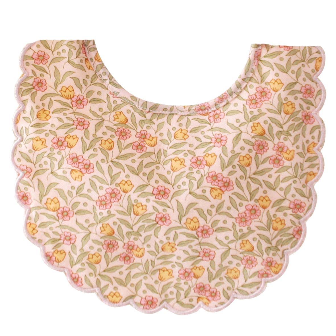 Alimrose - Scallop Bib Blossom Lily Pink