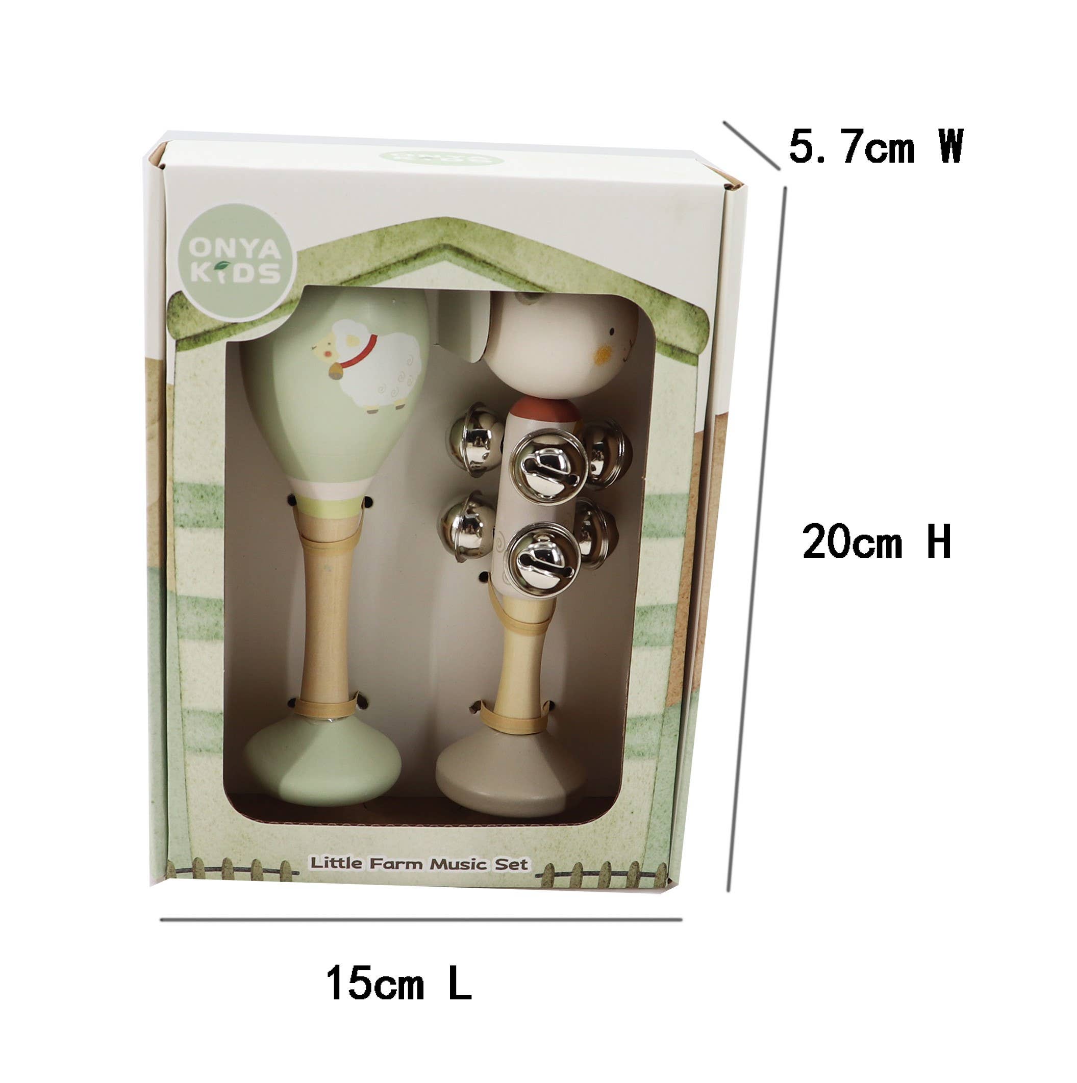 ToysLink - Onya Kids 2pcs Farm Music Set-Sheep
