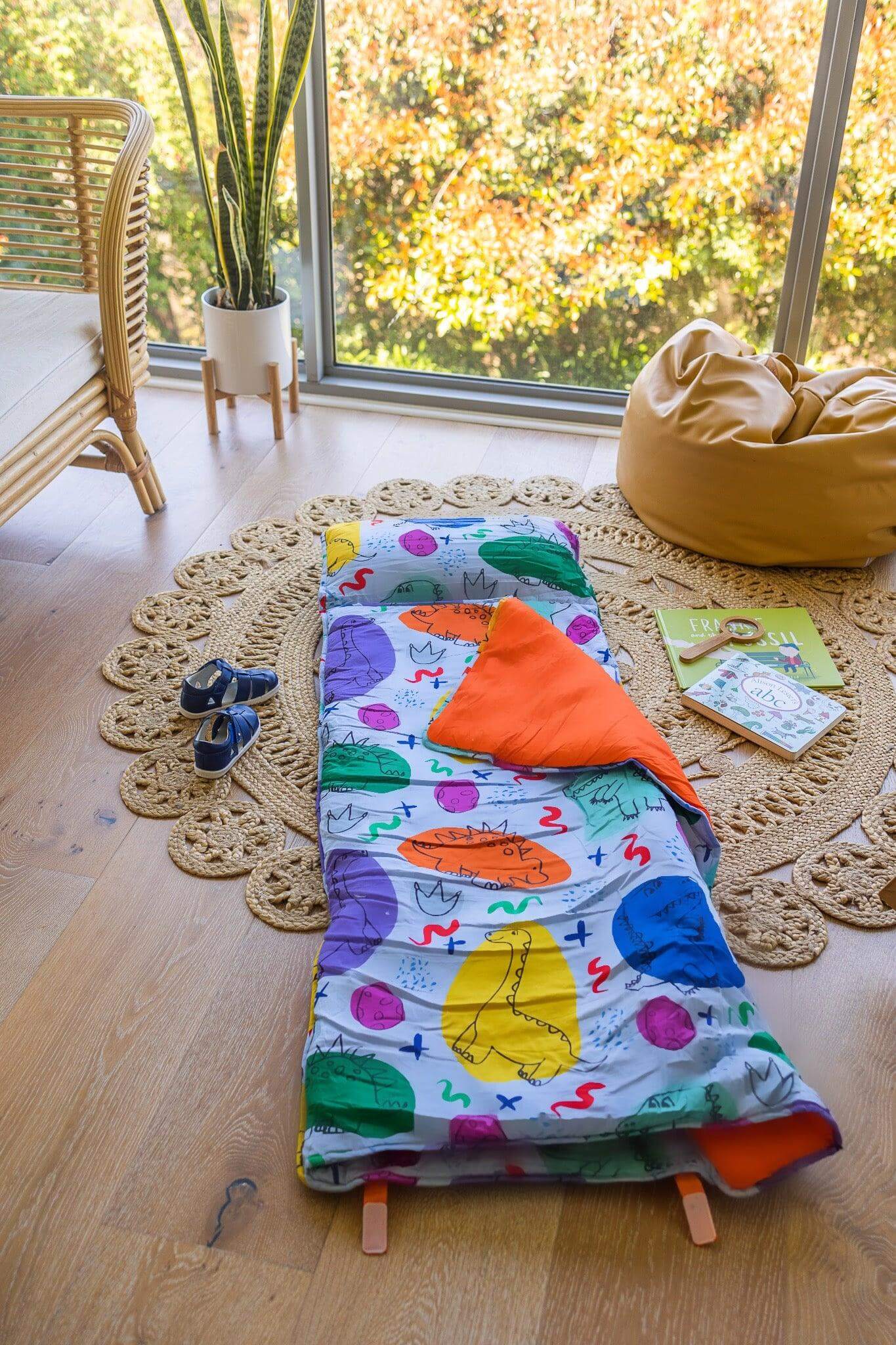 Morgy + Wills | Kids Nap Mat | Friendly Dinosaurs