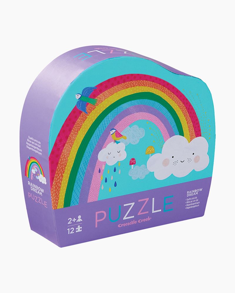 Crocodile Creek Mini Puzzle Rainbow 12 piece