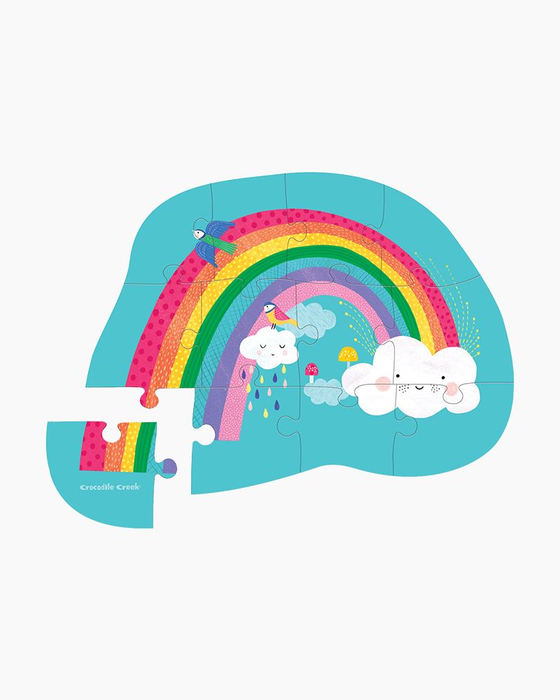 Crocodile Creek Mini Puzzle Rainbow 12 piece