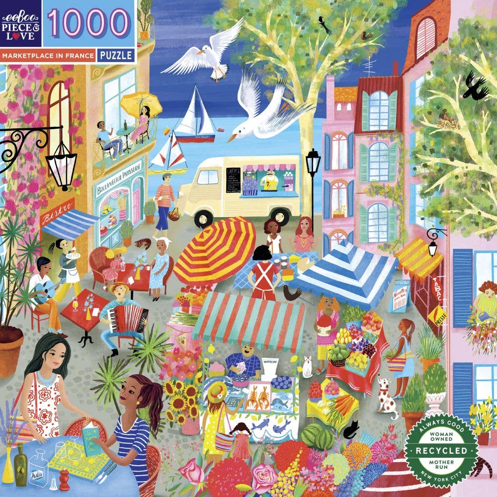 EeBoo Puzzle | Marketplace in France 1000 Pc