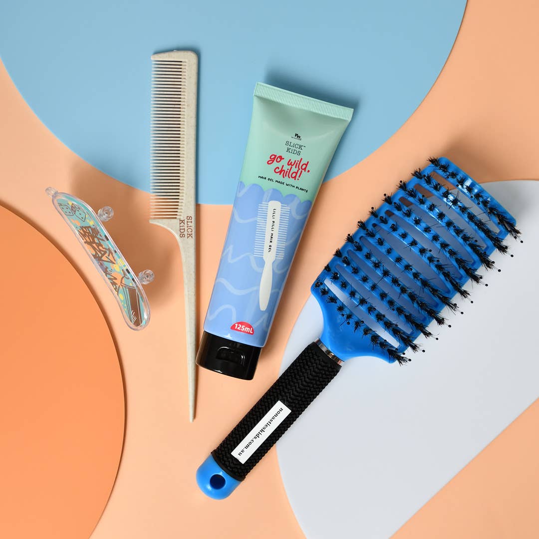 no nasties kids | Natural Plant Based Hair Gel in Zesty Lime and Fresh Mint