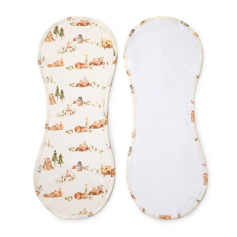 Snuggle Hunny - Bears Organic Cotton Burp Cloth