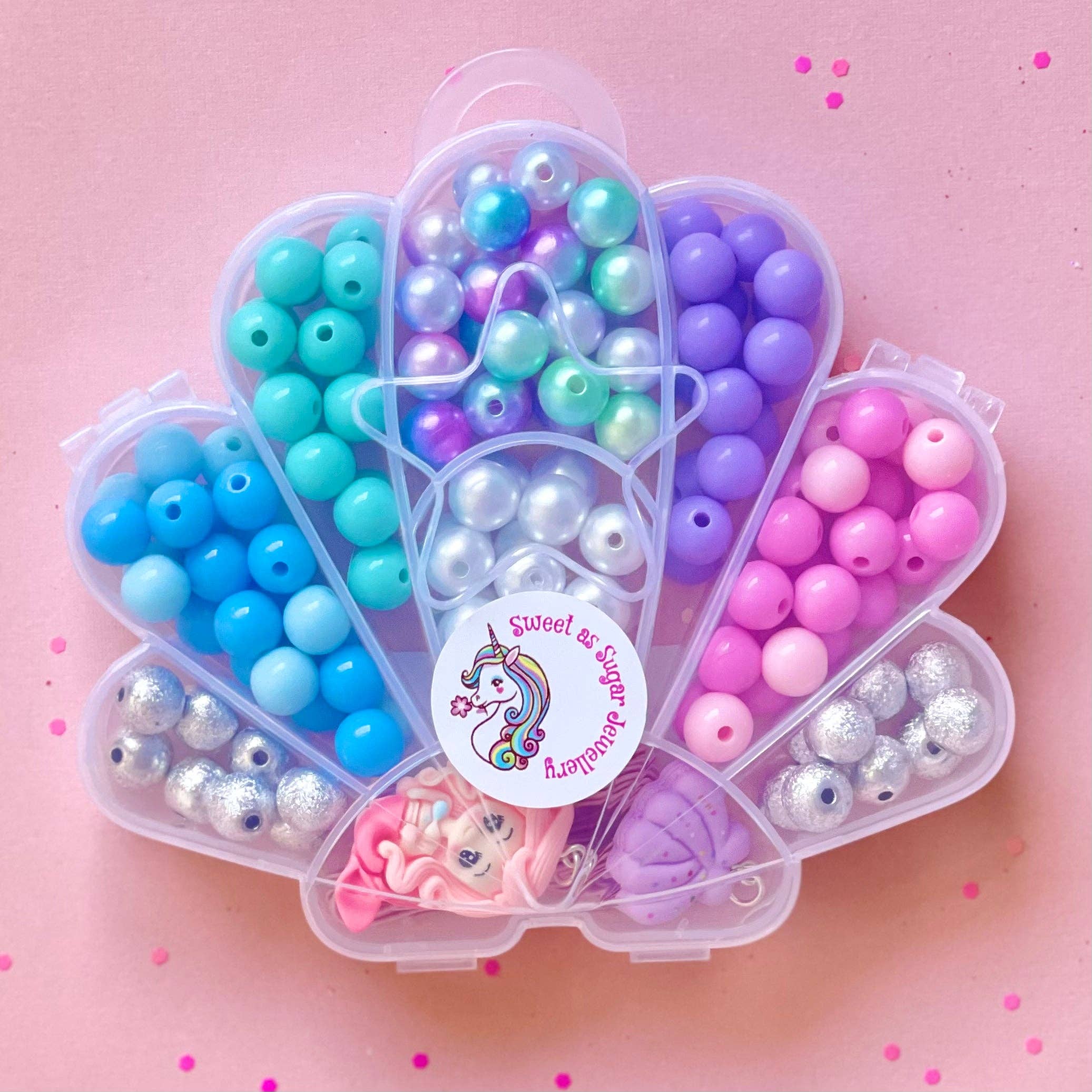 Sweet As Sugar Jewellery - Jewellery Making Kit Seashell Shape