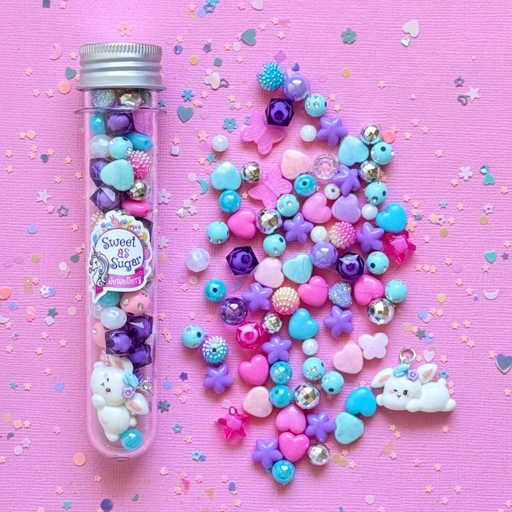 Sweet As Sugar Jewellery - Jewellery Making Kits Test Tube Necklace DIY: Seashell