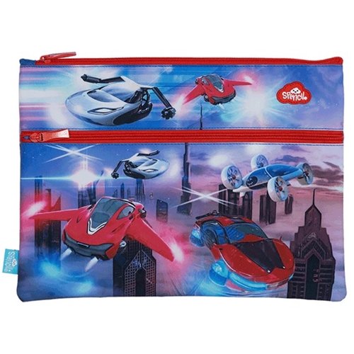 Spencil A4 Pencil Case - Flying Cars