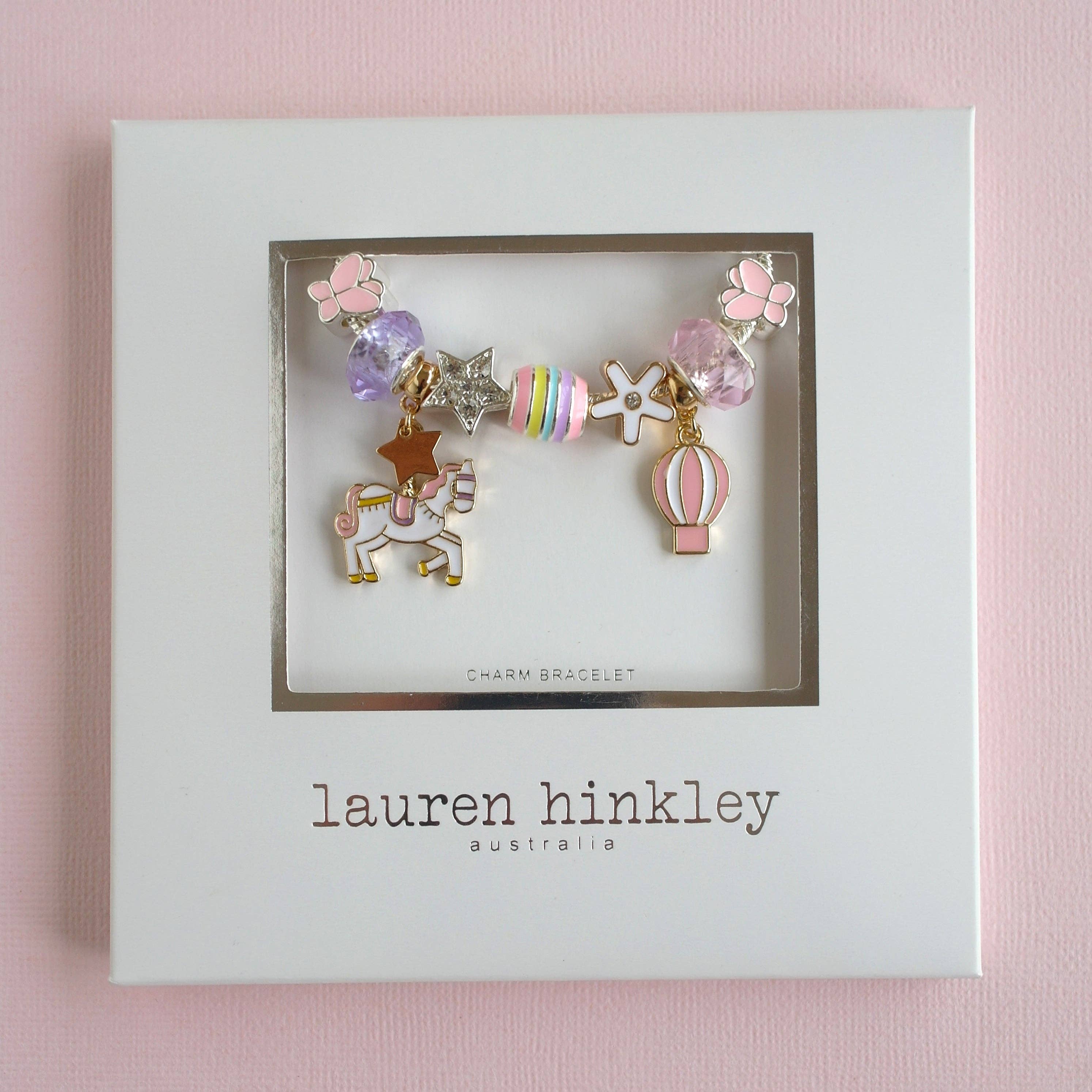 Lauren Hinkley | Unicorn Carousel Charm Bracelet