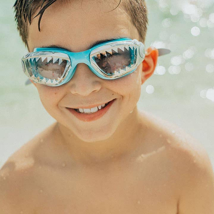 SAL+BE - Jawsome Baby Blue Swim Goggles