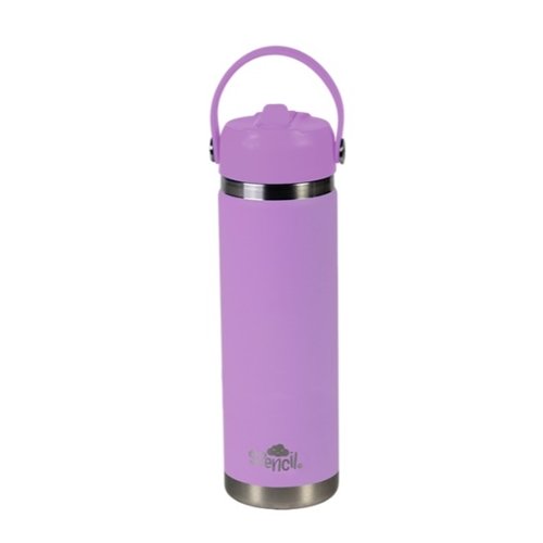 Spencil Big Insulated Water Bottle 650ml - Lilac