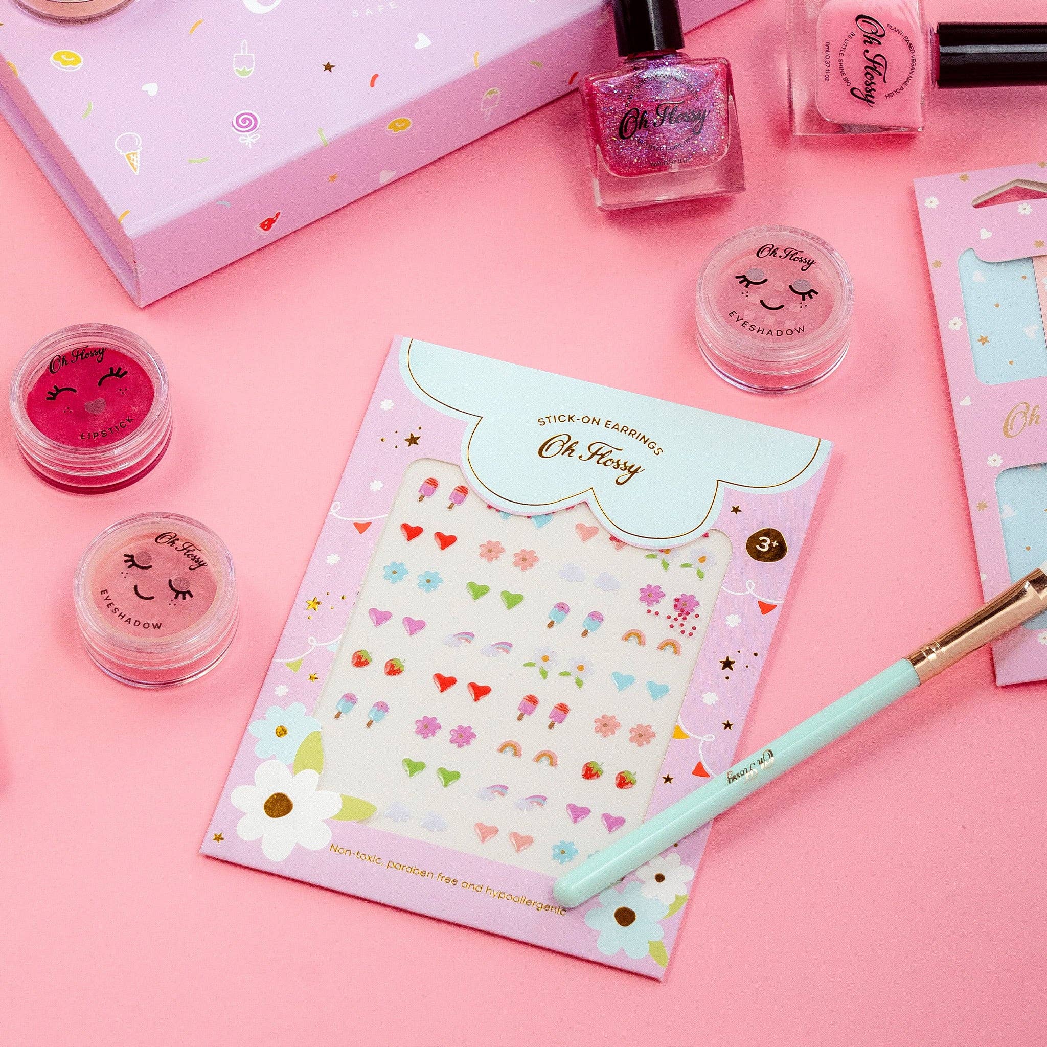 Oh Flossy Oh Flossy Kids Stick-On Earrings