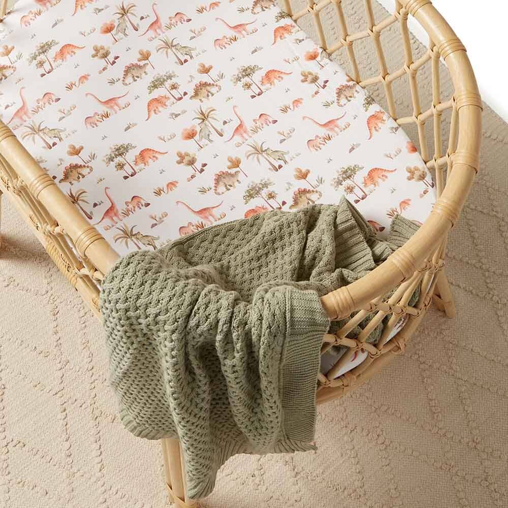 Snuggle Hunny - Dewkist Diamond Knit Organic Baby Blanket