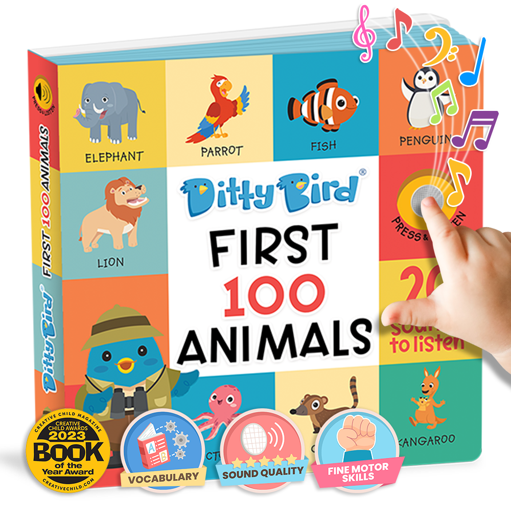 Ditty Bird | Baby Book First 100 Animals