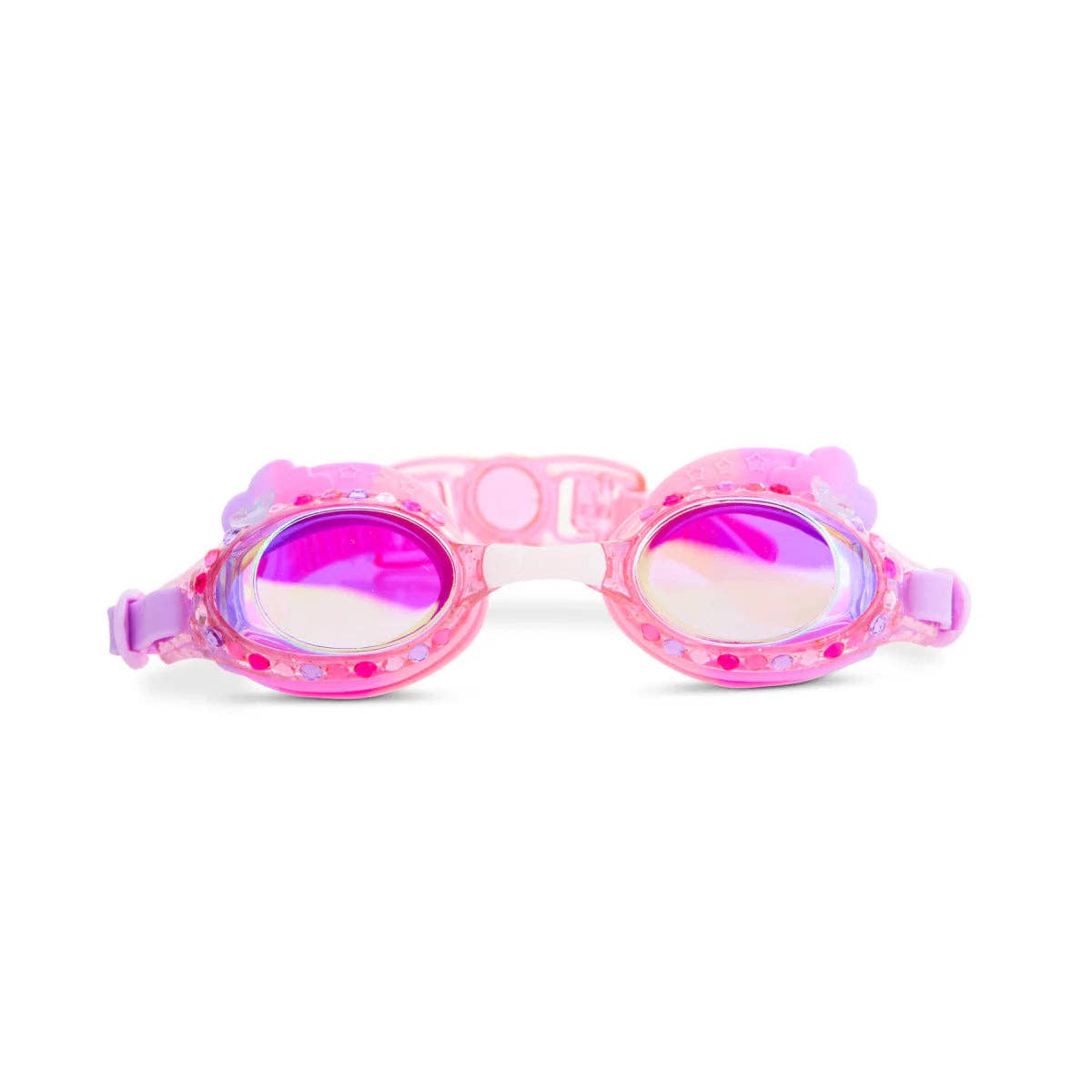 SAL+BE | Rainbow Floating Fuschia Swim Goggles