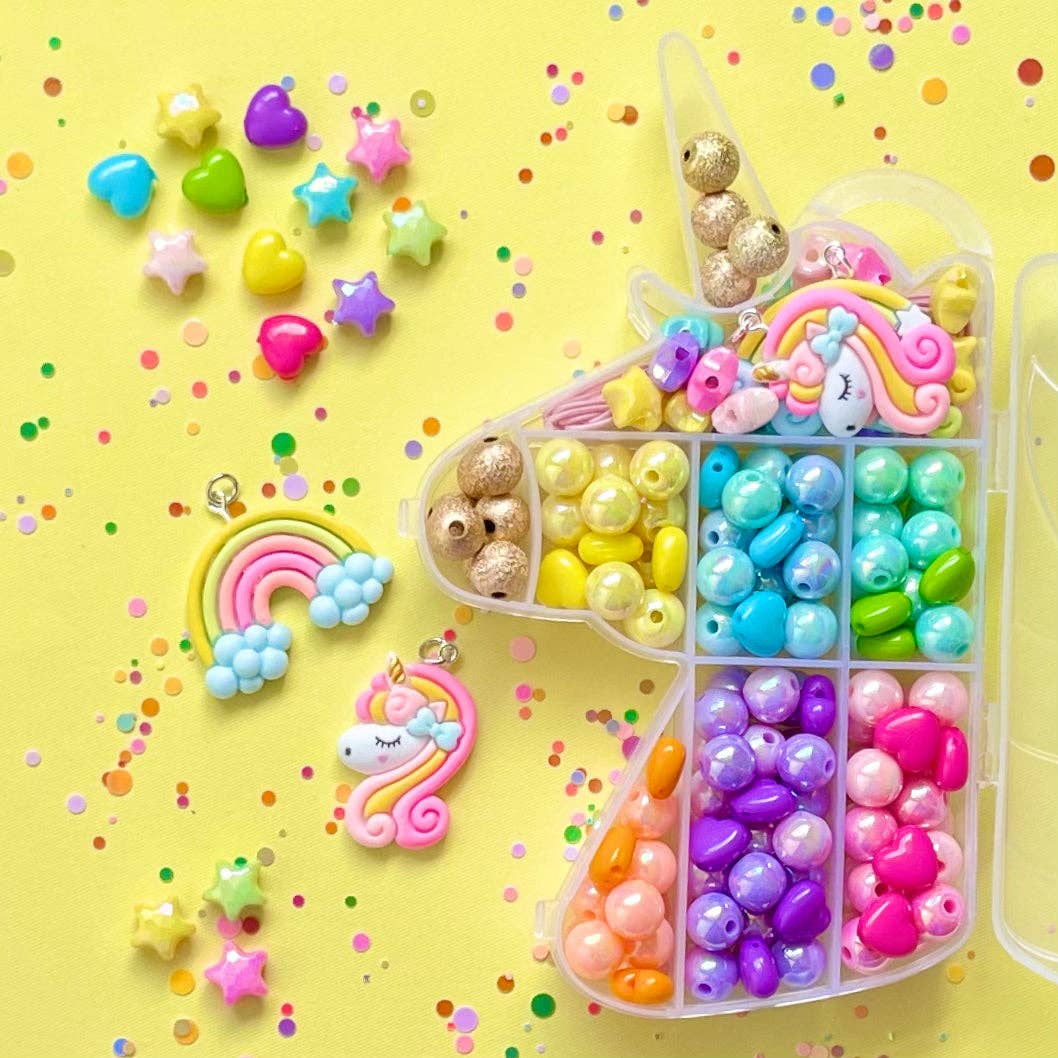 Sweet As Sugar Jewellery - Jewellery Making Kit Unicorn Shape
