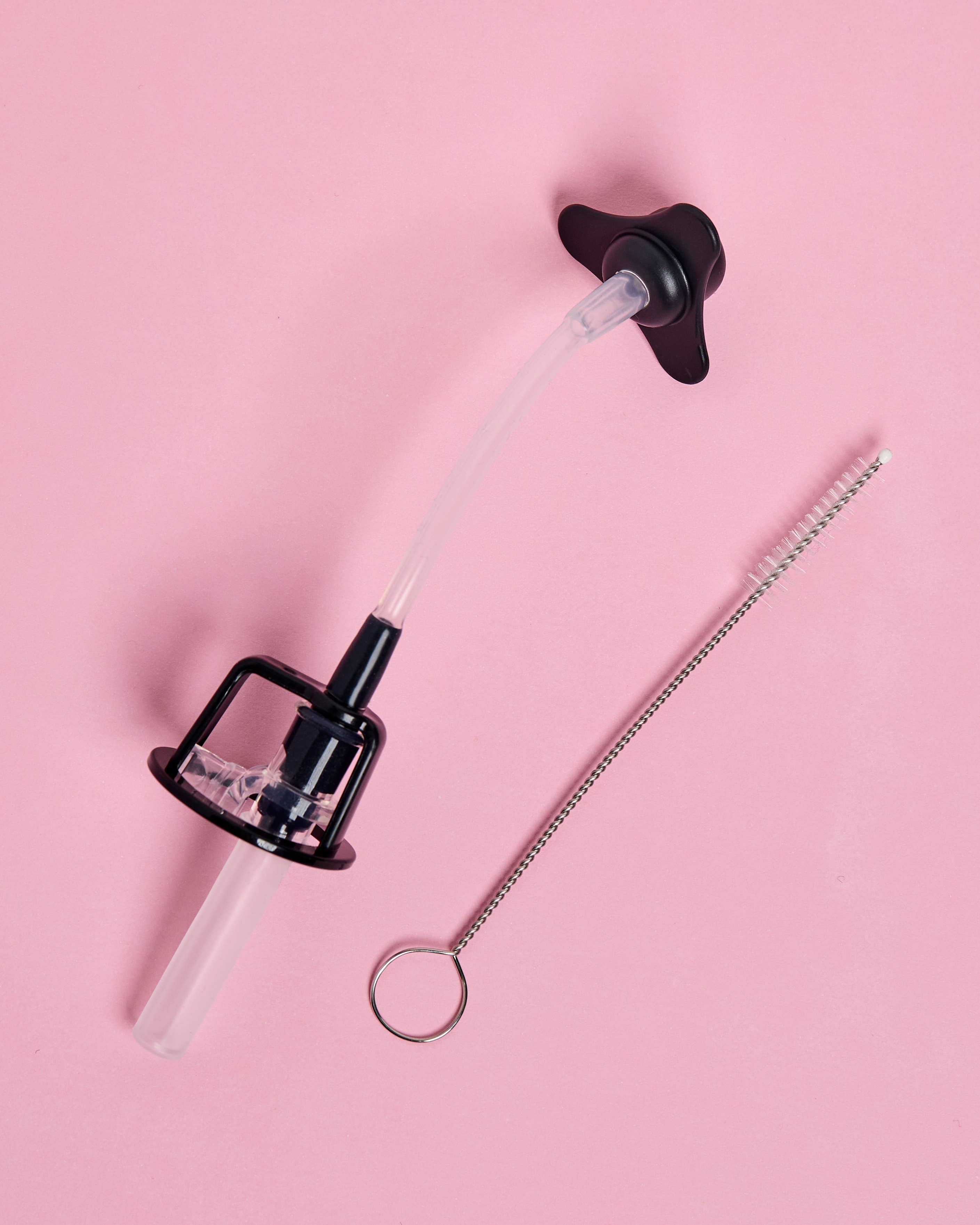 Little Stackers - Replacement Straw (Weighted): Purple/Purple