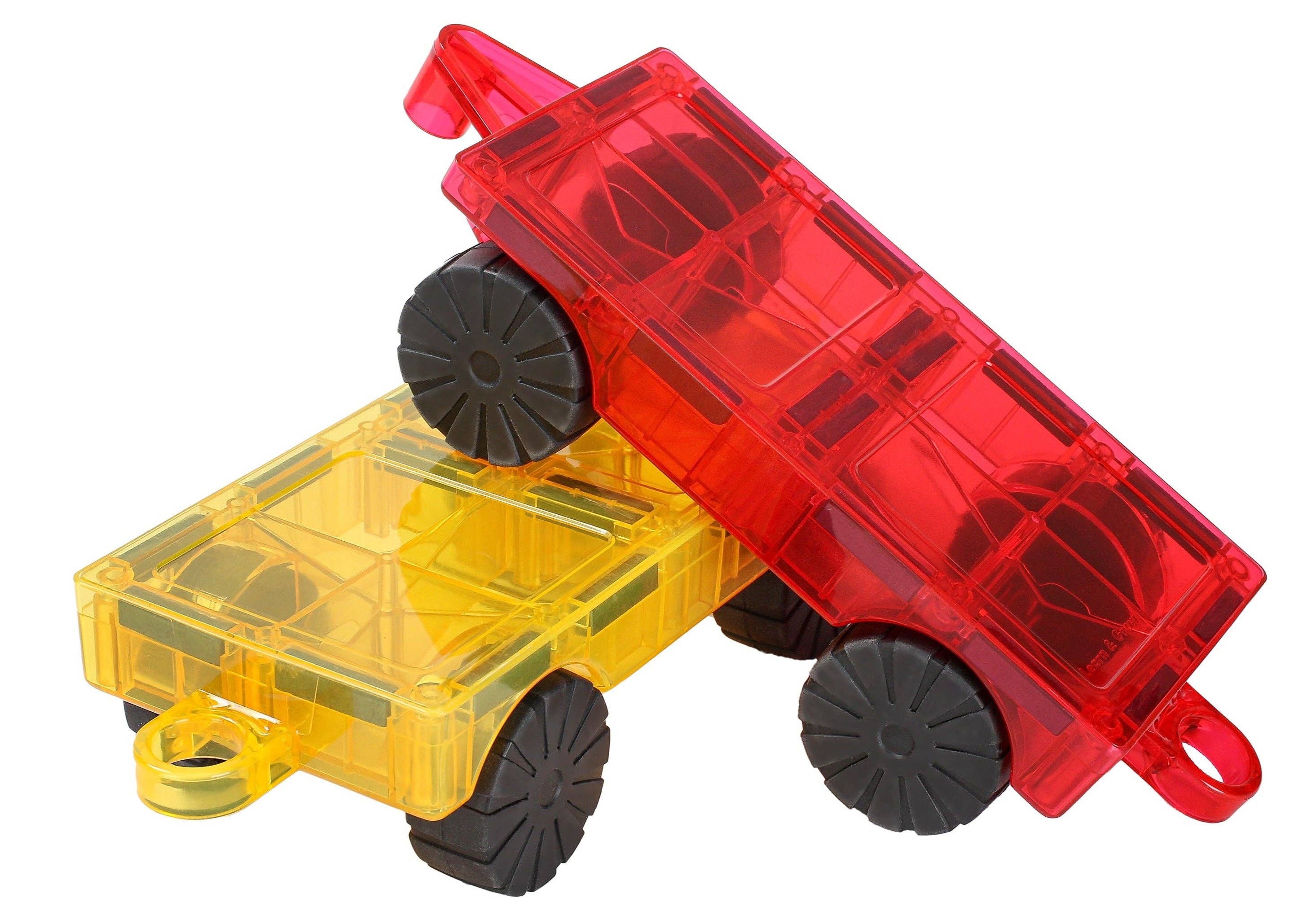 Learn & Grow Magnetic Tiles - Car Base Pack (2 Piece)