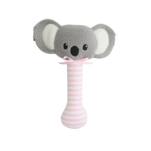 Alimrose Baby Koala Stick Rattle Pink