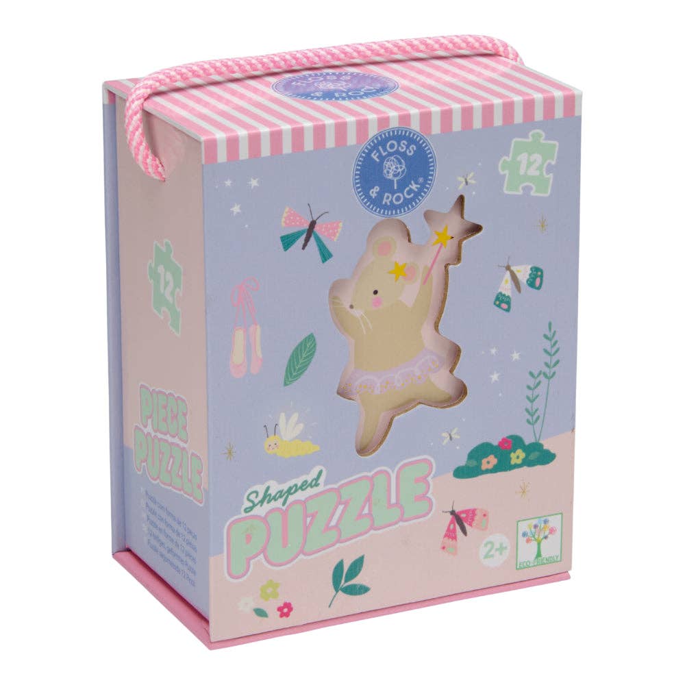 Floss & Rock Shaped Jigsaw Puzzle | Enchanted 12 Pc
