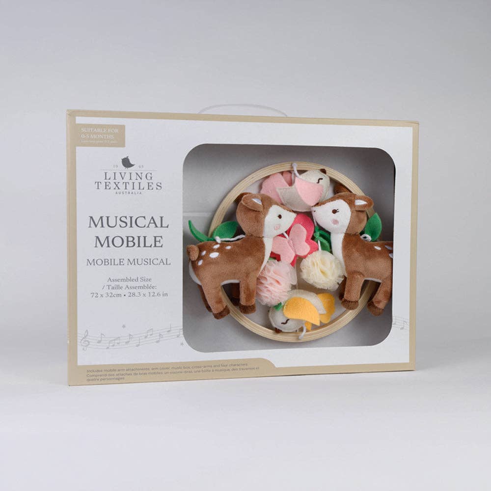 Living Textiles | Musical Mobile Fawn Fables