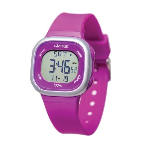 Cactus Watch | Ace - Kids Digital Watch - Purple