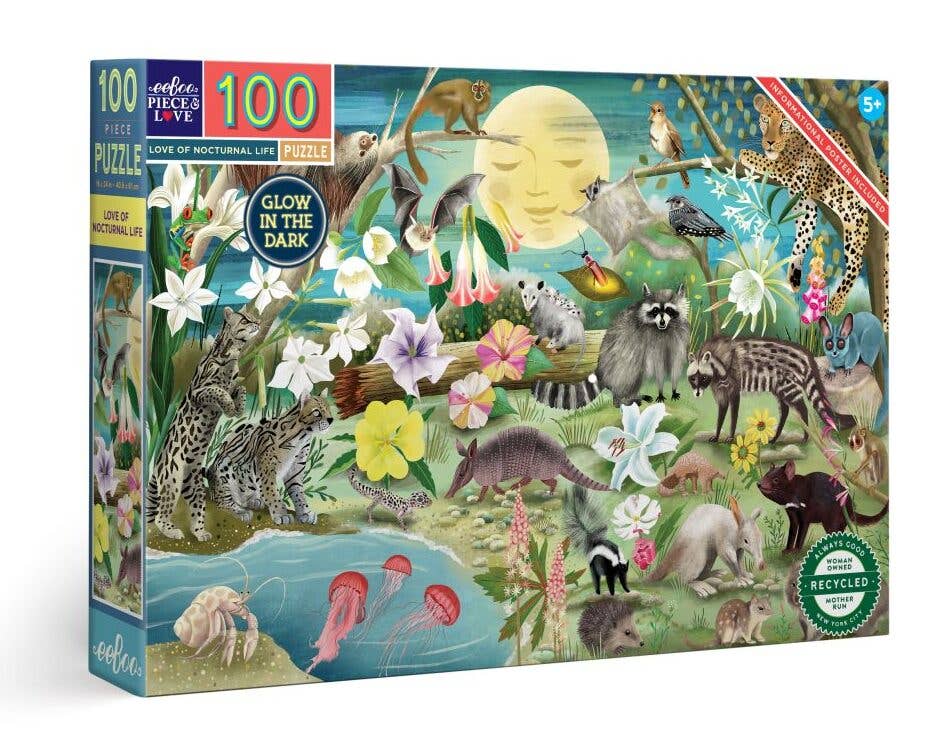 EeBoo Puzzle | Love of Nocturnal Life 100 Pc