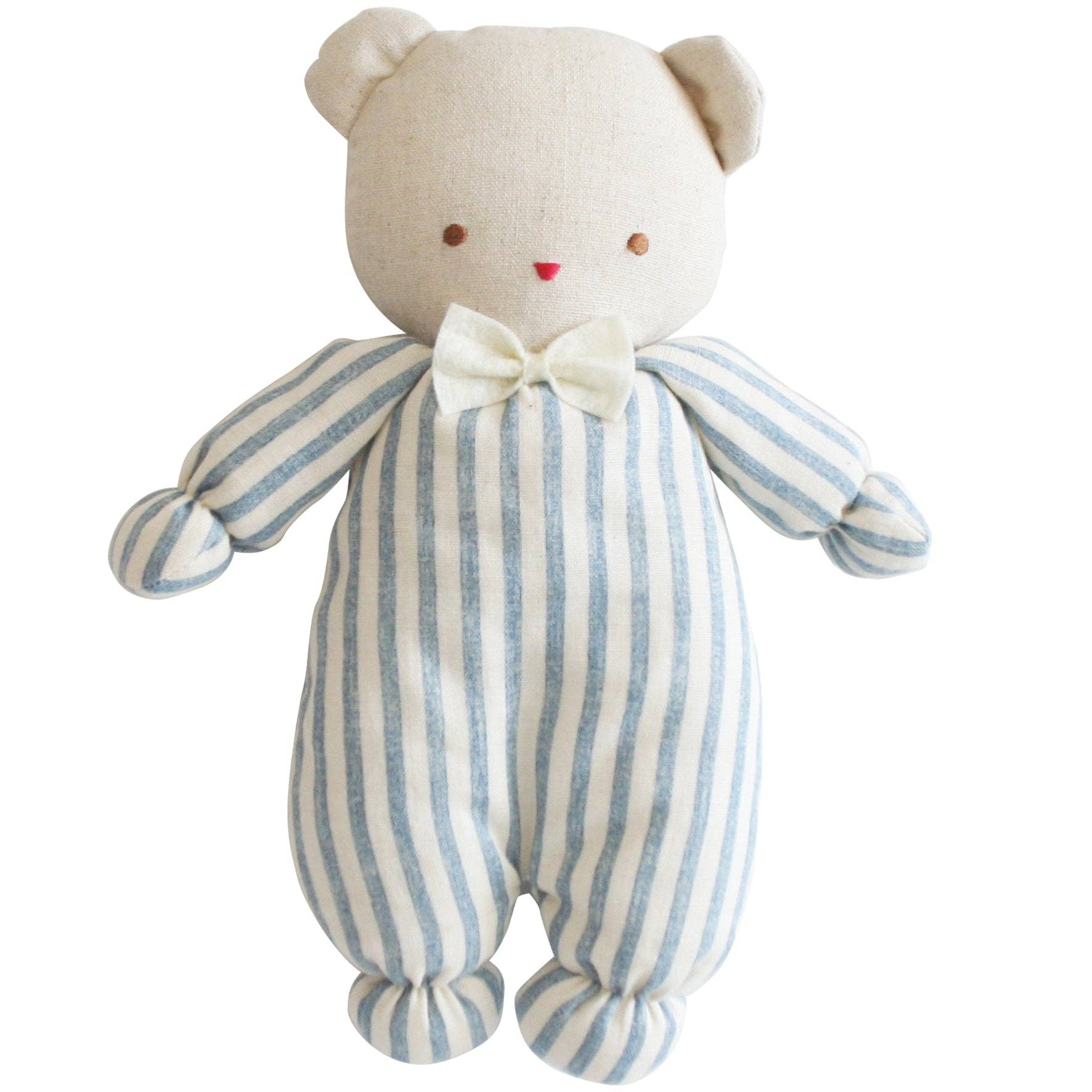 Alimrose - Baby Ted 25cm Chambray Stripe