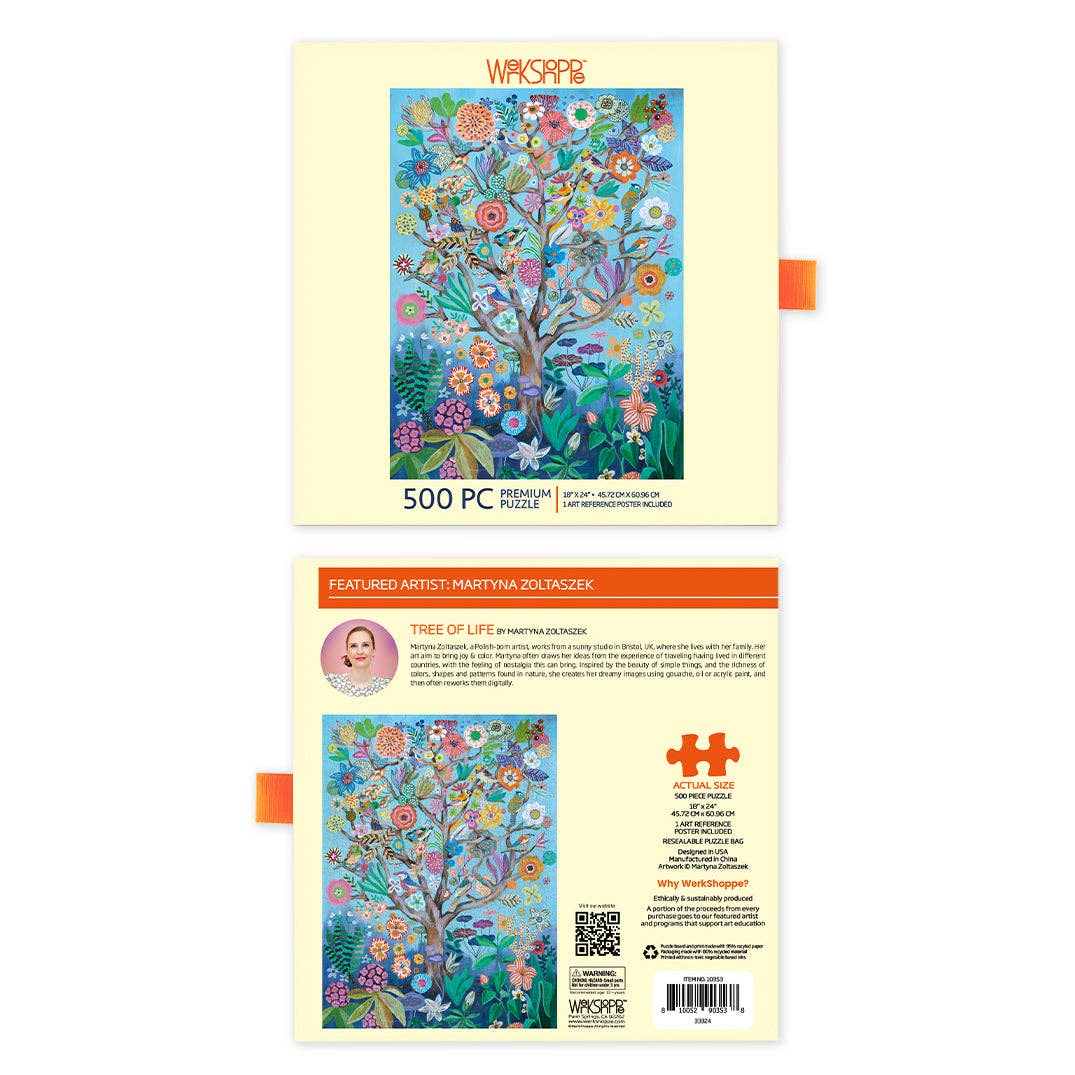 WerkShoppe Puzzle | Tree of Life - Slip Box 500 Pc