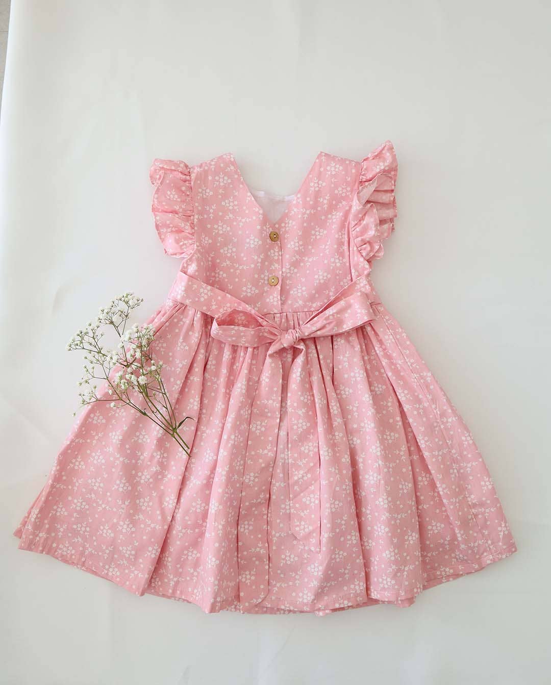 Maman | Girl Alice Blossom Pink Two-way Dress