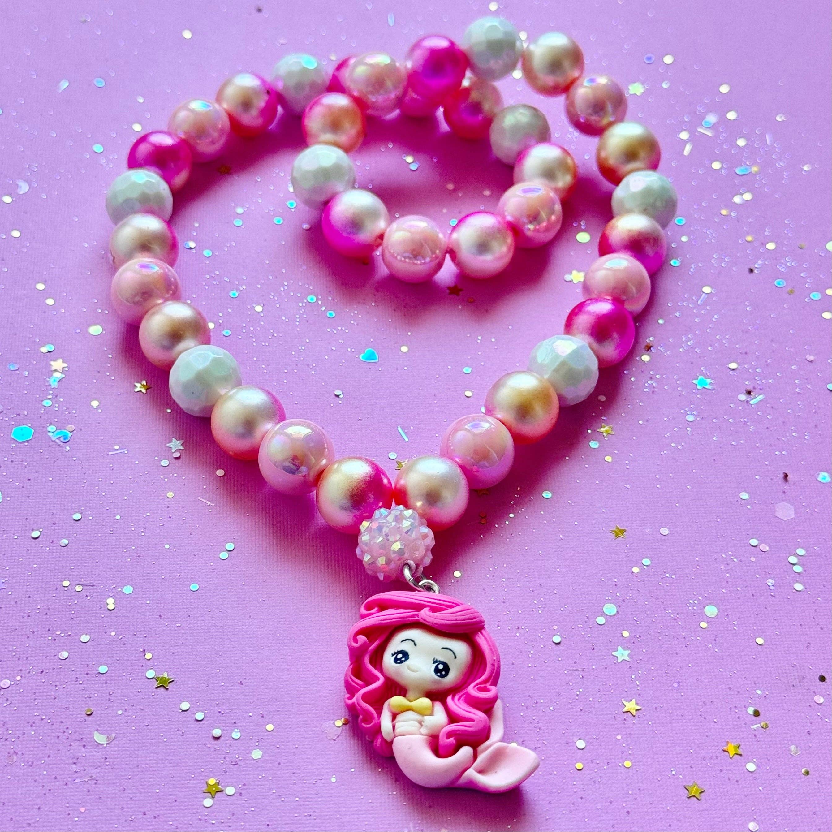 Sweet As Sugar Jewellery - Beaded Necklace Mermaid