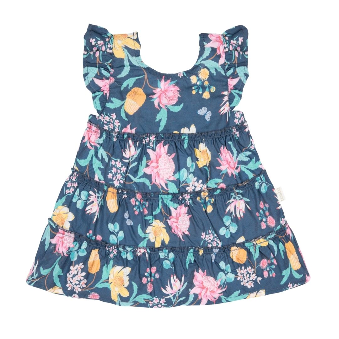 Toshi | Baby Dress Matilda | Waratah Midnight