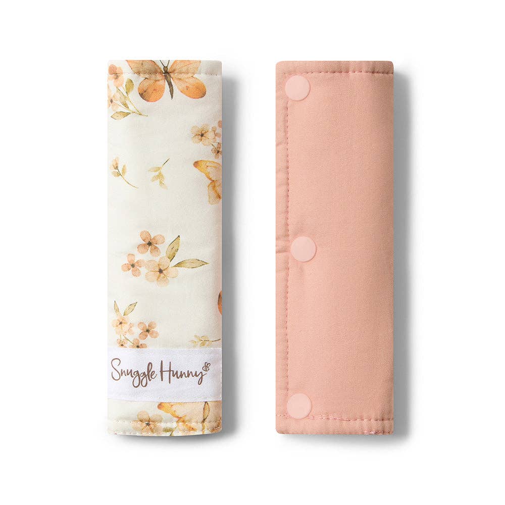 Snuggle Hunny - Butterfly Universal Reversible Pram Strap Covers