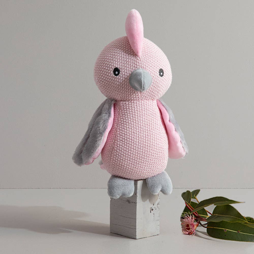 Living Textiles - Knitted Toy - Gary the Galah