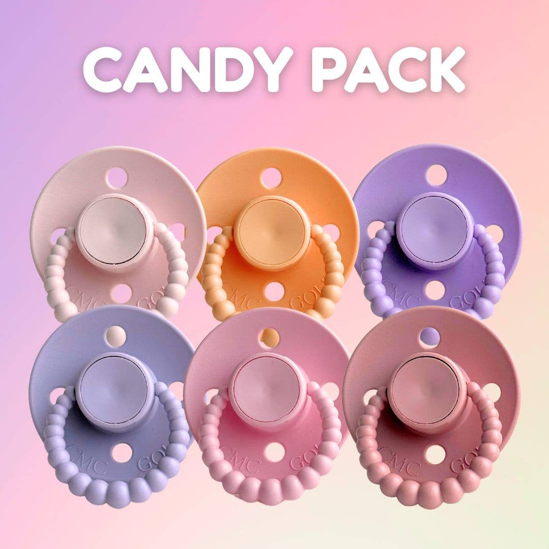 CMC Bubble Dummy Pre Packs (6 Pack) - Pastel Pack / Size 1 (NB-6m)