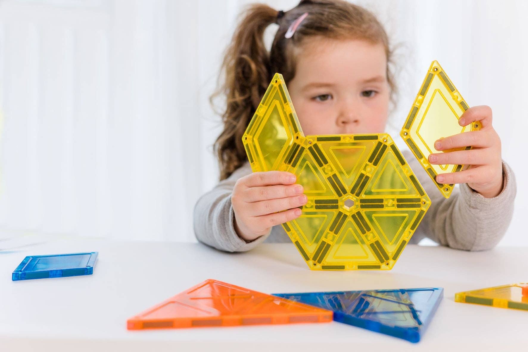 Learn & Grow Magnetic Tiles - Geometry Pack (36 piece)