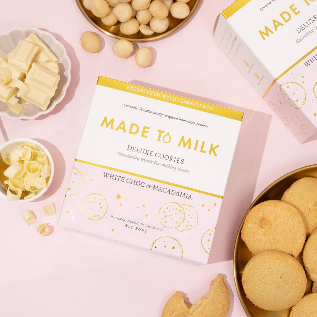 Made to Milk | White Choc & Macadamia Lactation Cookie