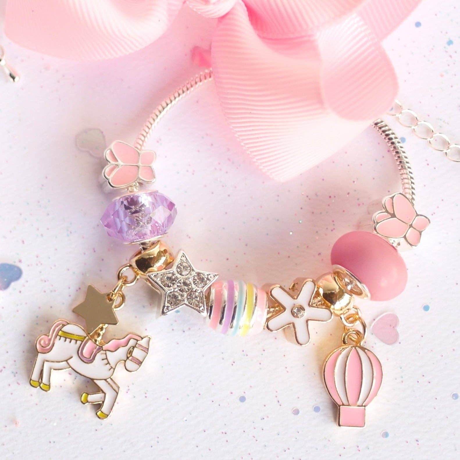 Lauren Hinkley | Unicorn Carousel Charm Bracelet