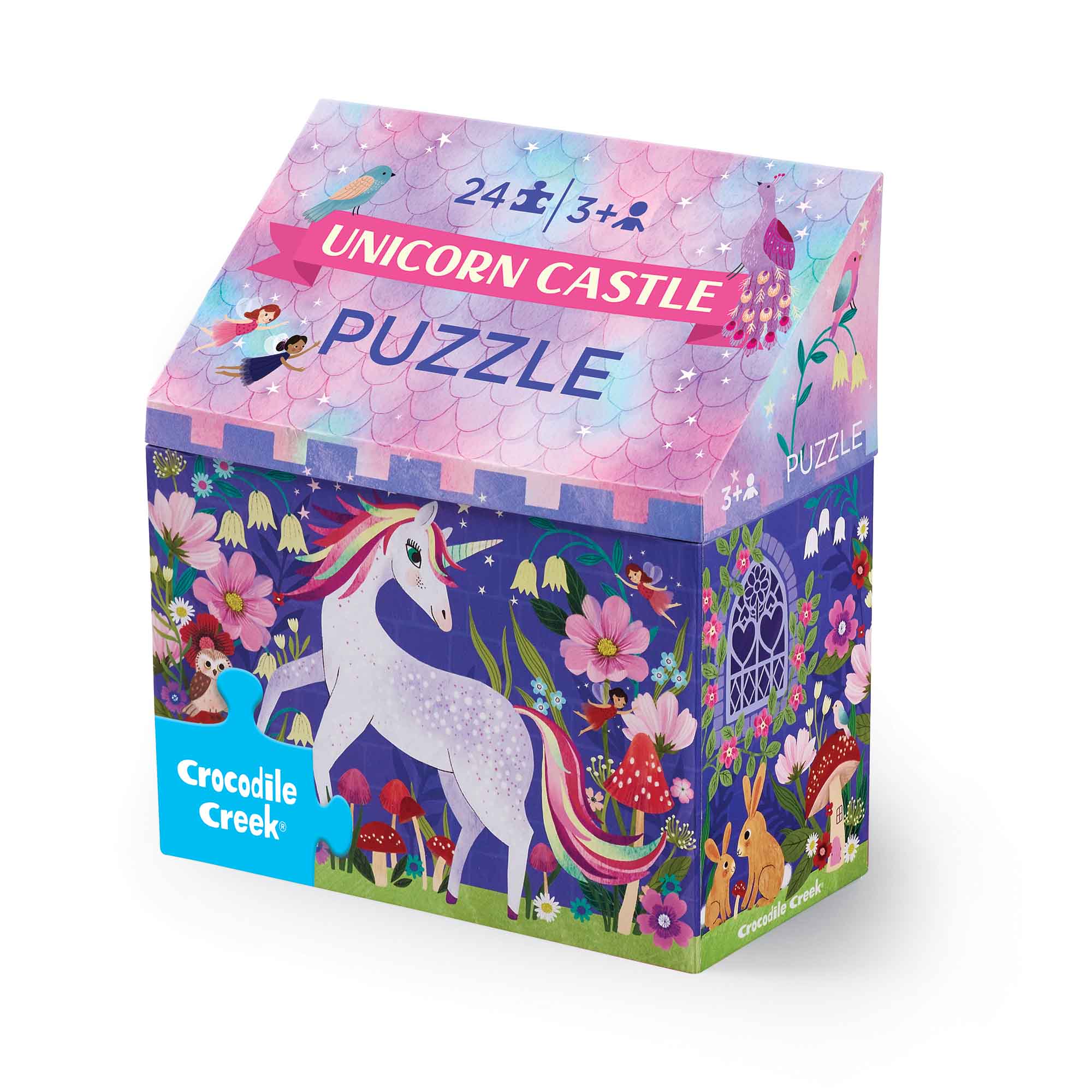 Crocodile Creek | Little Building Puzzle | Unicorn Castle 24pc
