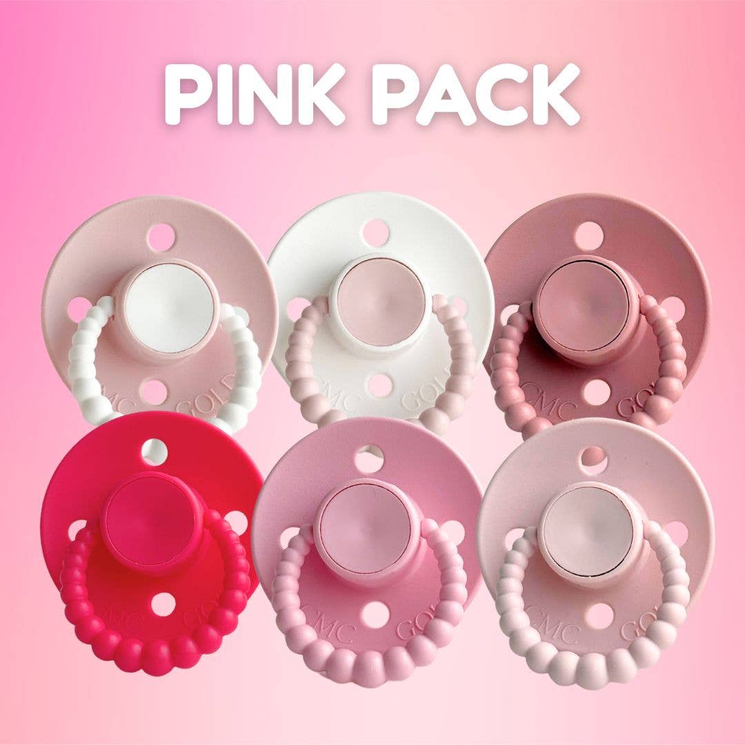 CMC Bubble Dummy Pre Packs (6 Pack) - Pastel Pack / Size 1 (NB-6m)