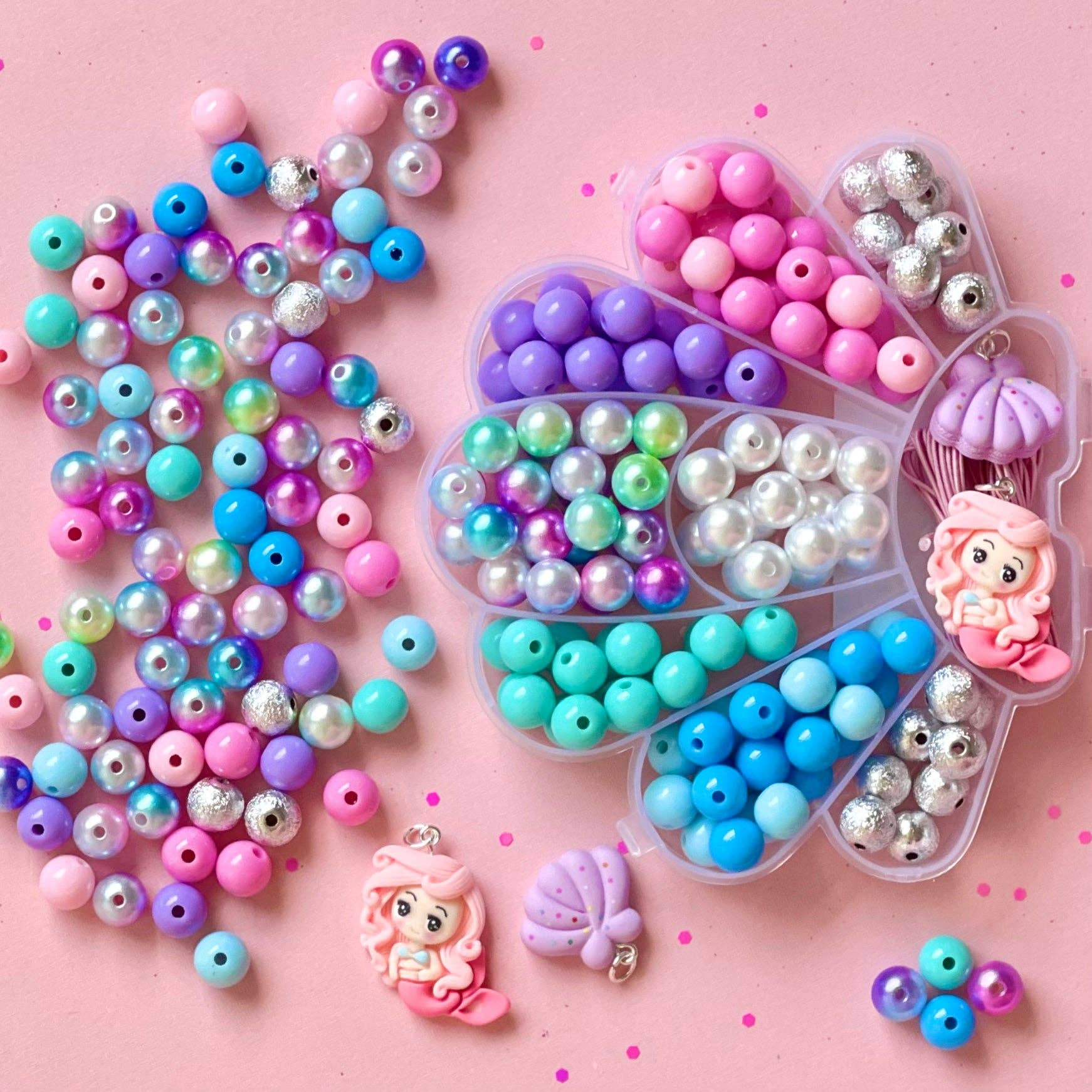 Sweet As Sugar Jewellery - Jewellery Making Kit Seashell Shape