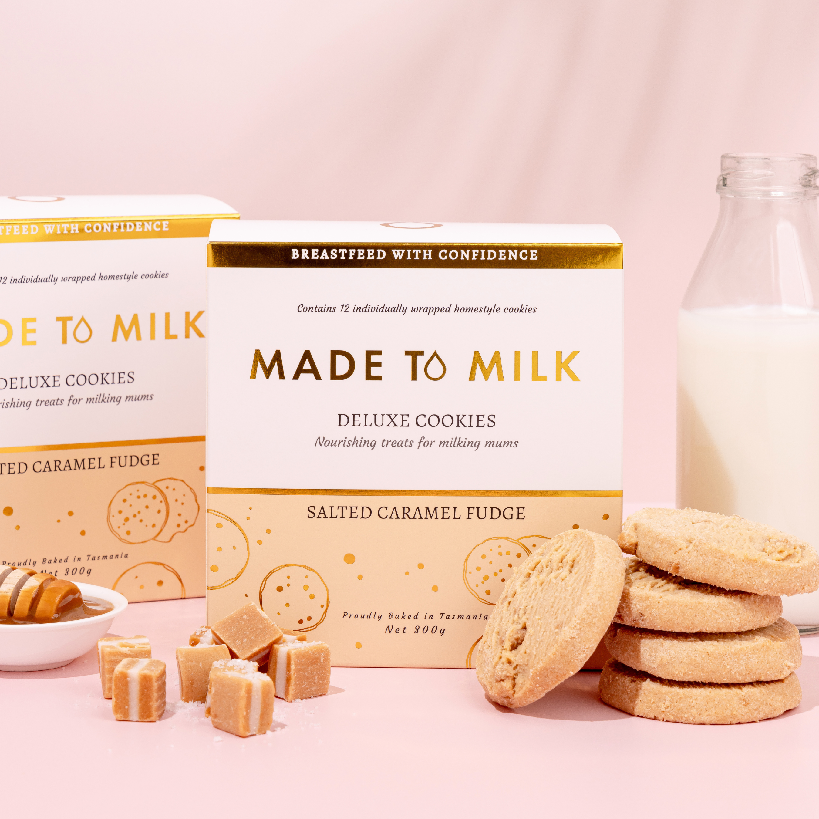 Made to Milk | Salted Caramel Fudge Lactation Cookie