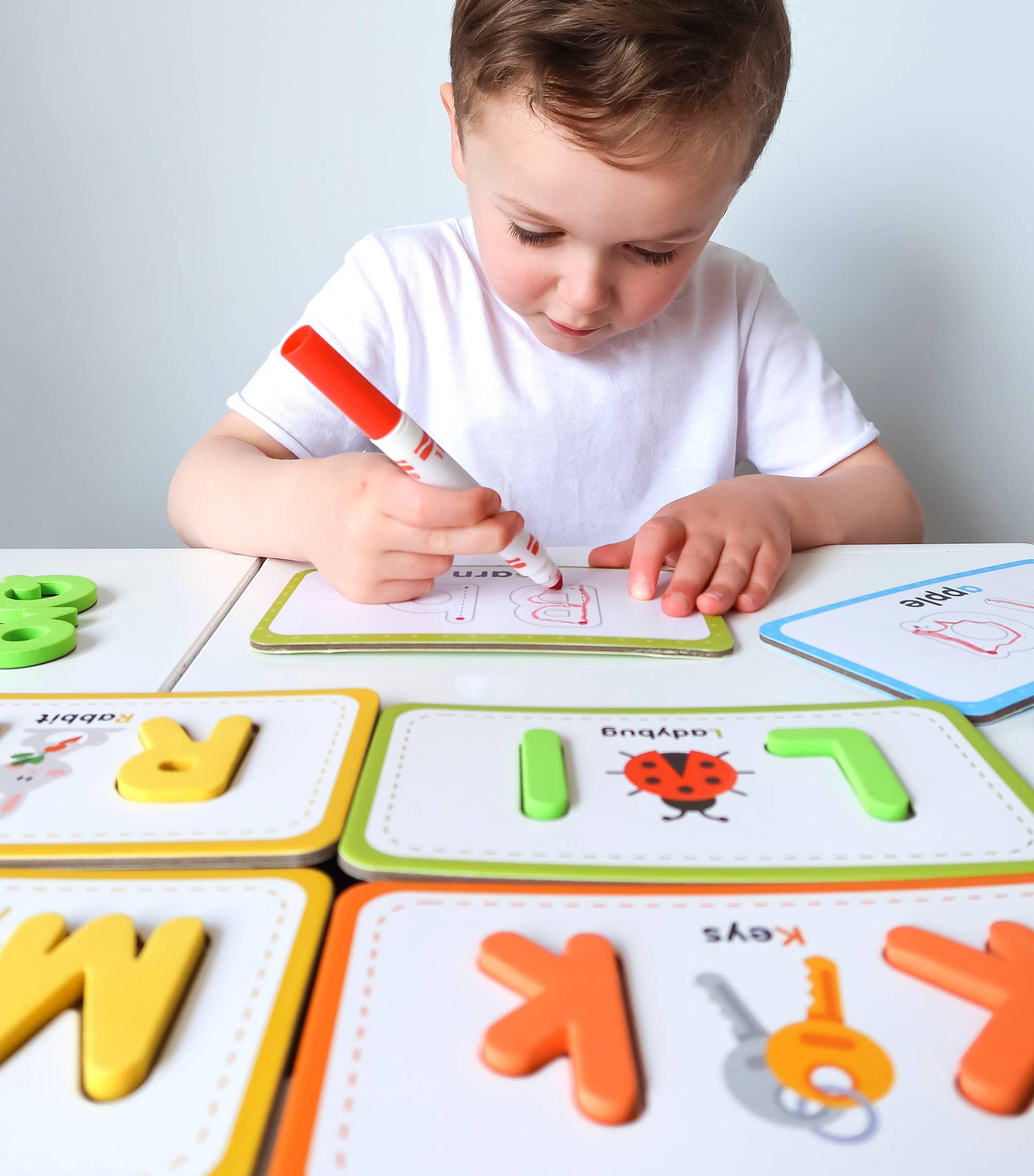 Curious Columbus | Flashcards & ABC Magnetic Letters