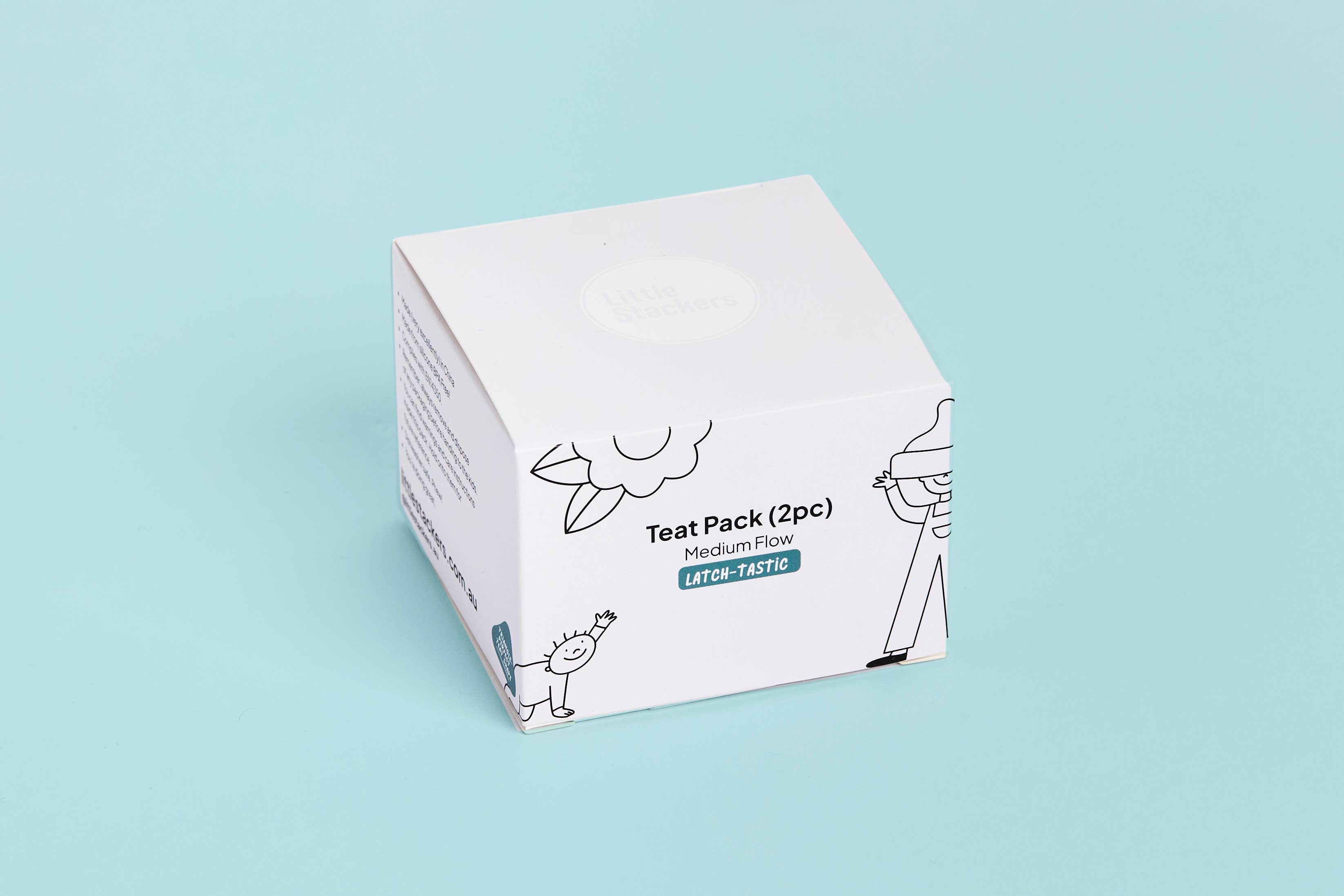 Little Stackers - Teat 2 Pack: Latchtastic - Medium