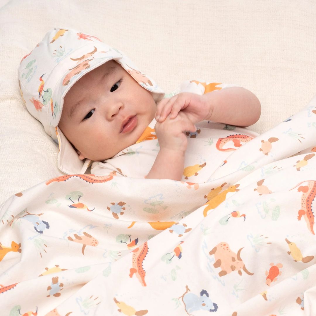 Toshi | Onesie S/S Banjo | Kakadu Dawn
