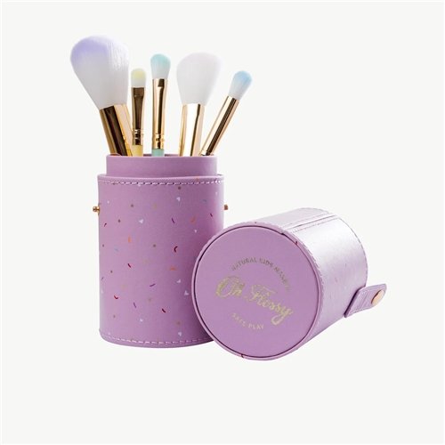 Oh Flossy 5pce Rainbow Makeup Brush Set