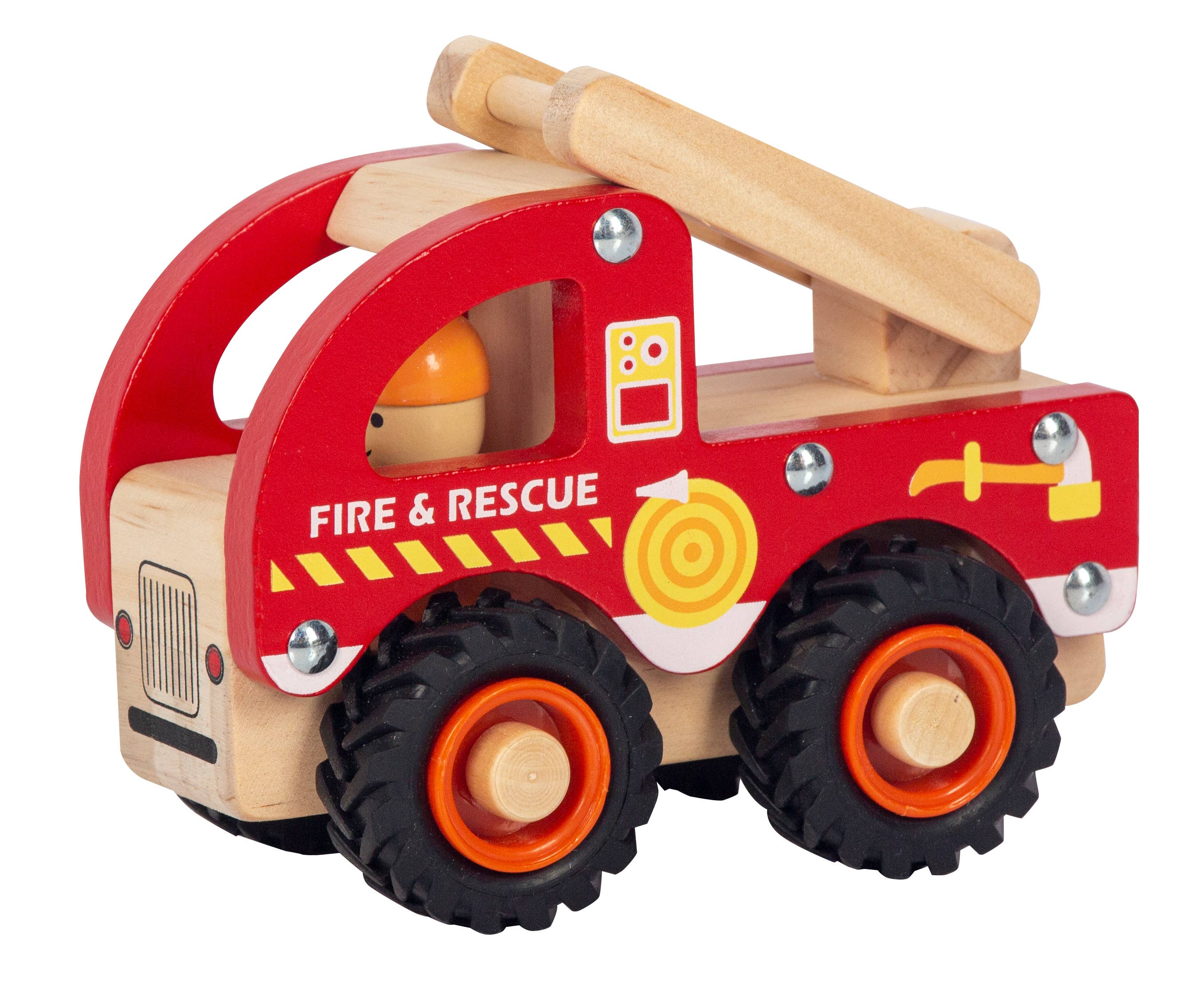 ToysLink | Wooden Fire Engine