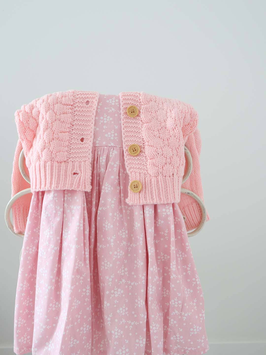 Maman | Girl Alice Blossom Pink Two-way Dress