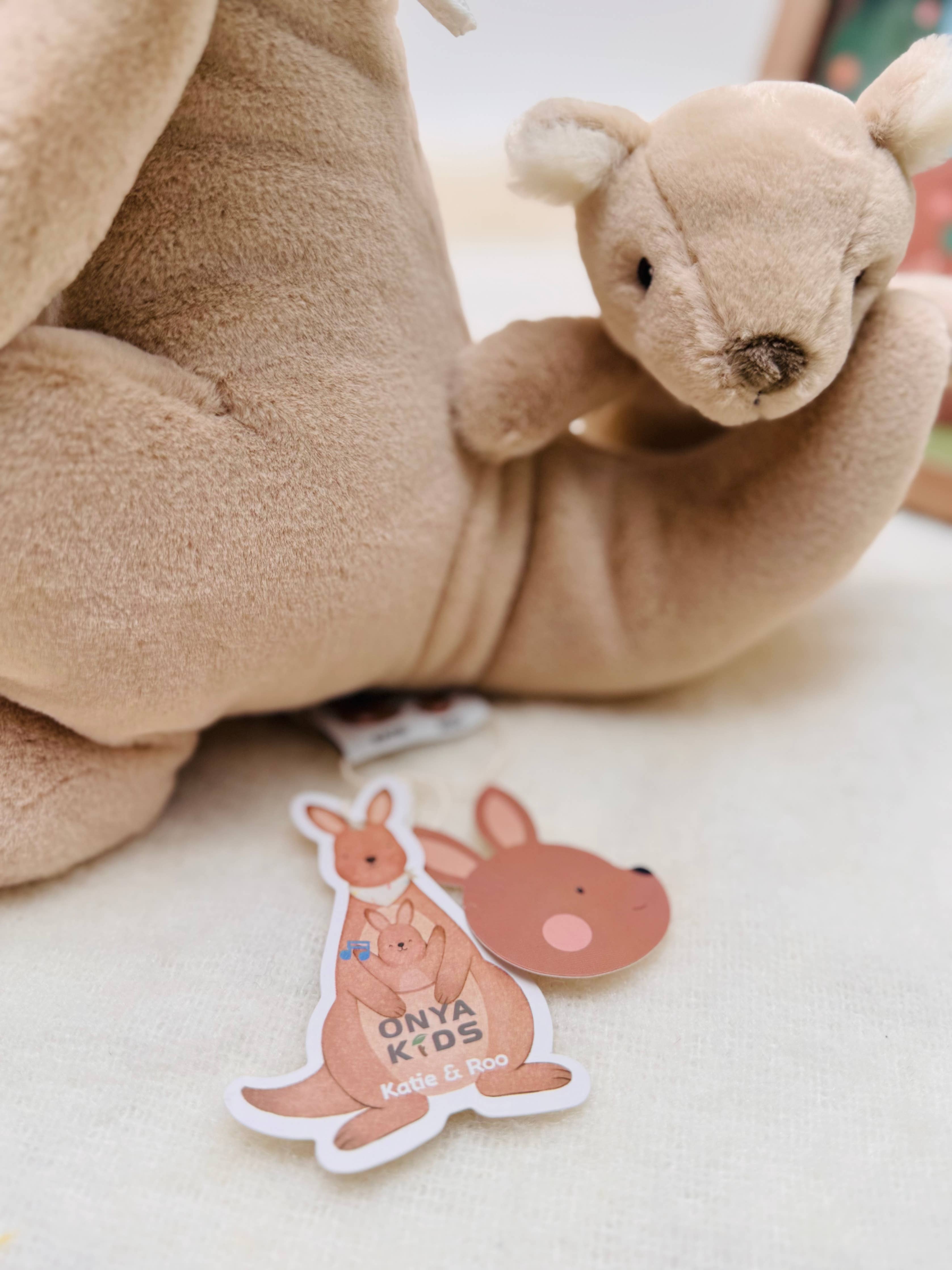 ToysLink - Onya Kids Plush Toy Kangaroo-Katie and Roo