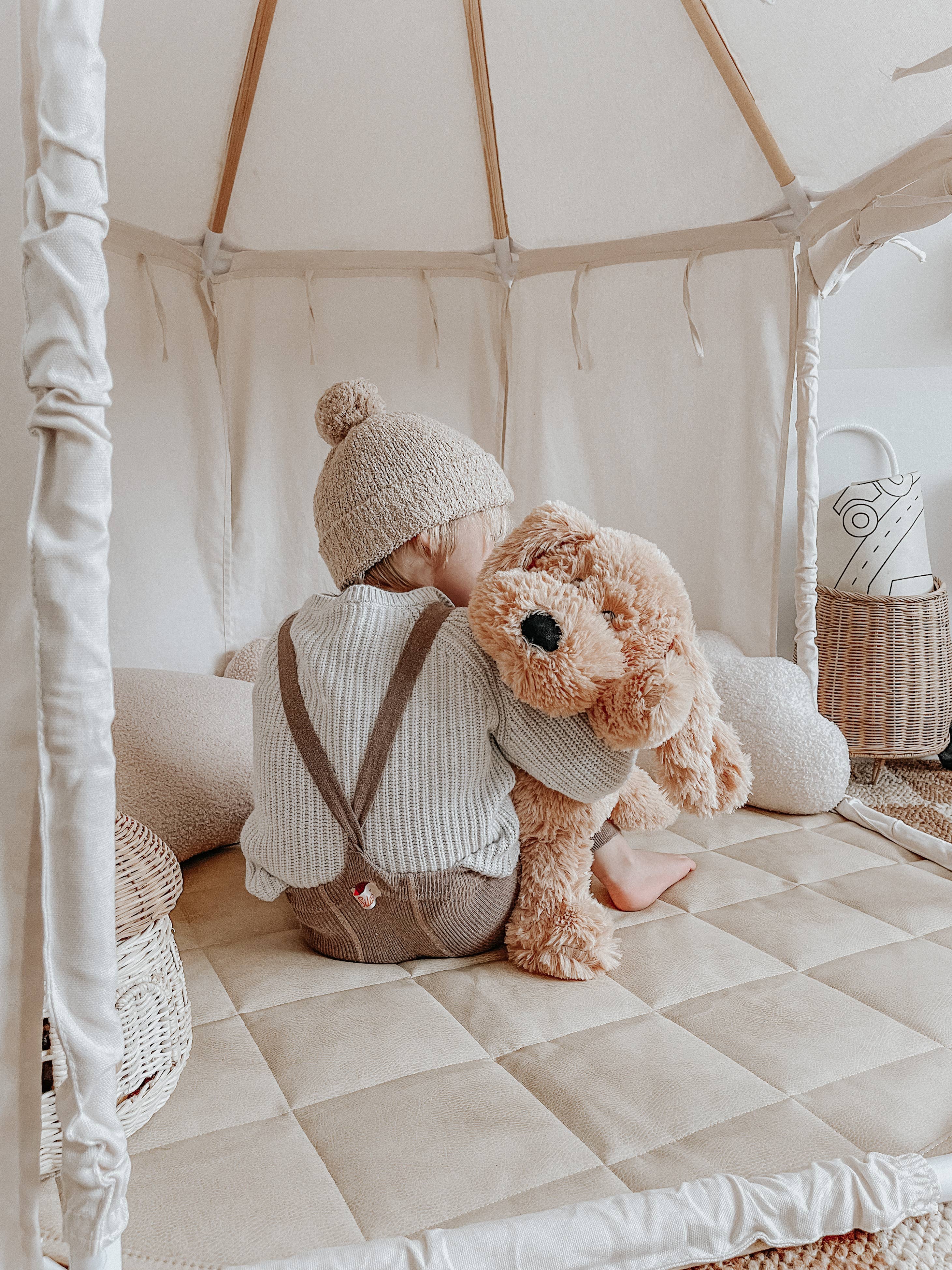Mindful and Co Kids - Weighted Puppy for Kids Anxiety & Sleep,Sensory Calming Tool