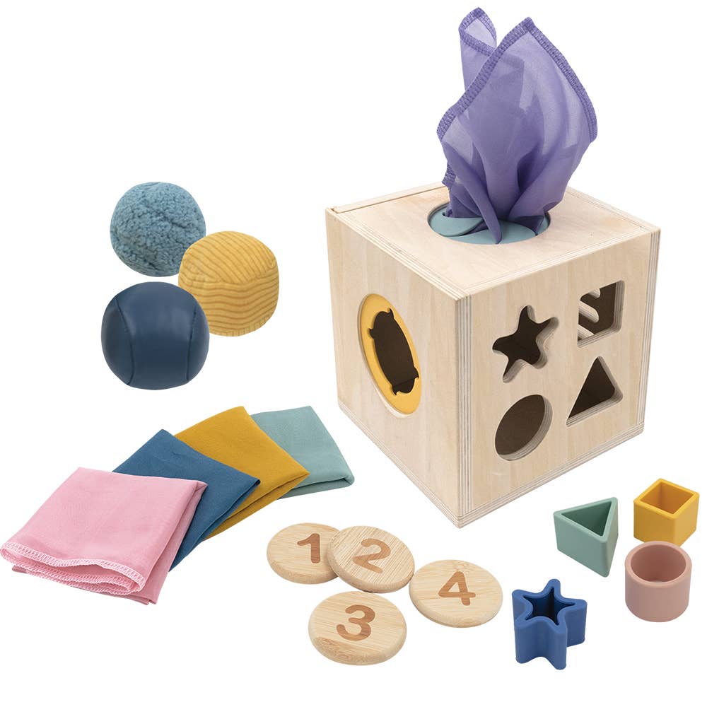 Living Textiles - 4-in-1 Sensory Learning Cube